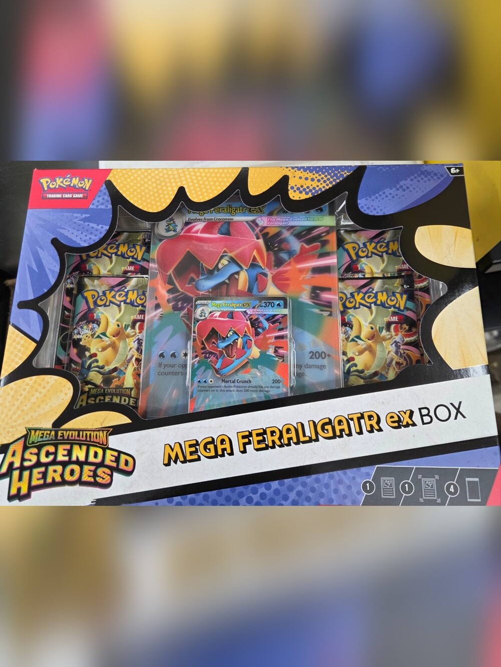 Pokemon Mega Feraligatr ex Box.  free pokemon cards free including